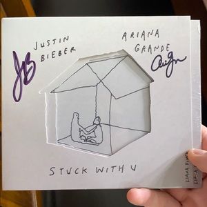 Stuck with you signed cd